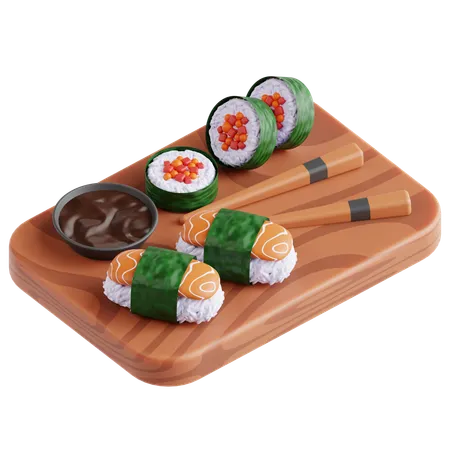 Sushi  3D Icon