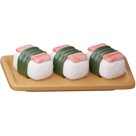 Sushi  3D Icon