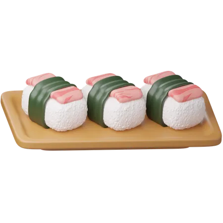 Sushi  3D Icon