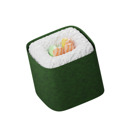 Sushi  3D Icon