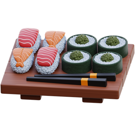 Sushi  3D Icon