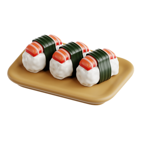 Sushi  3D Icon