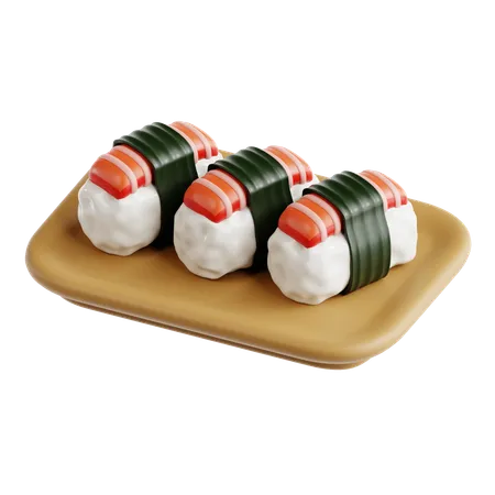 Sushi  3D Icon