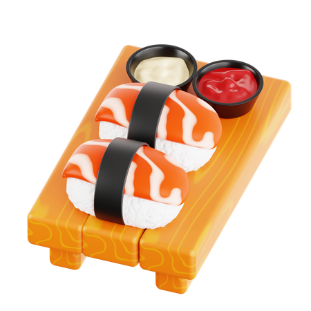 Sushi  3D Icon