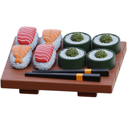 Sushi  3D Icon