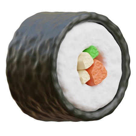 Sushi  3D Icon