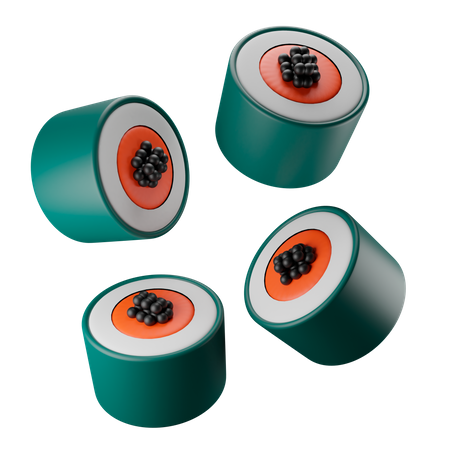 Sushi  3D Icon