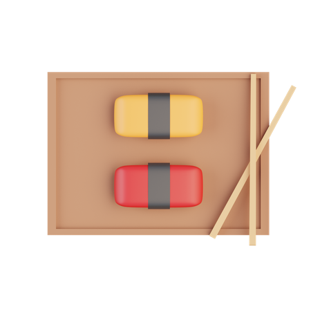 Sushi  3D Icon