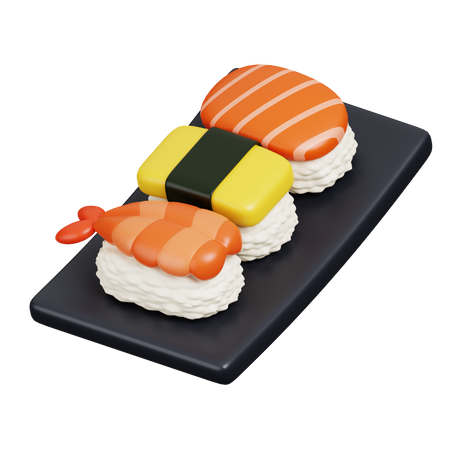 Sushi  3D Icon