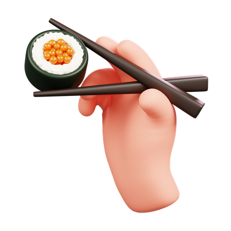 Sushi  3D Icon