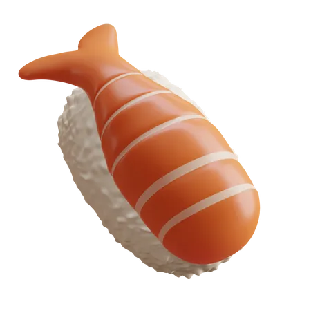 Sushi  3D Illustration