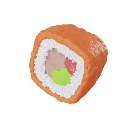 Sushi 3D Icon