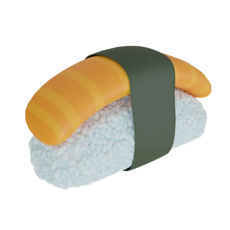 Sushi Illustration 3D Icon