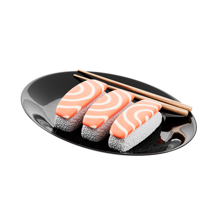 Sushi  3D Icon