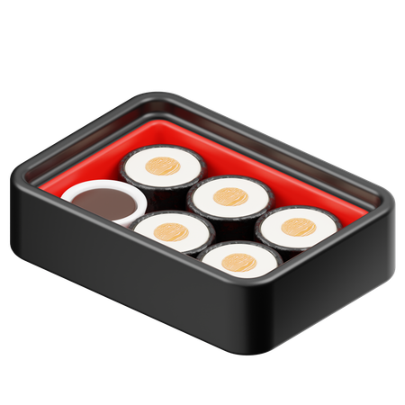 Sushi Bento  3D Icon