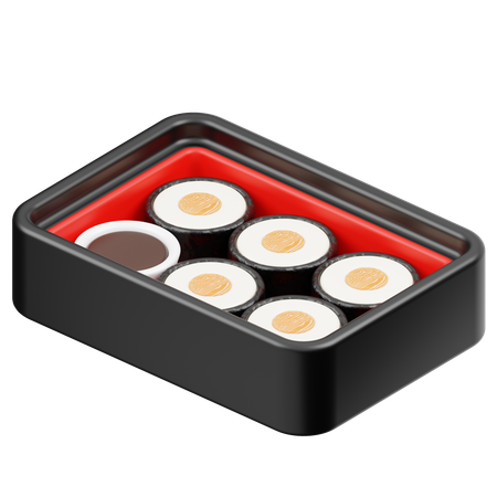 Sushi Bento  3D Icon