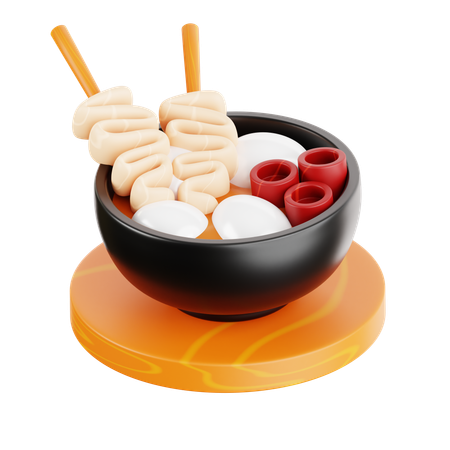 Sushi Bowl  3D Icon