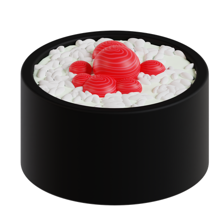 Sushi Bowl  3D Icon