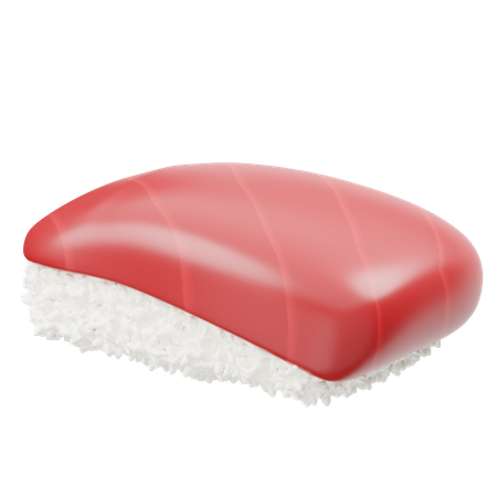 Sushi de nigiri de atum  3D Icon