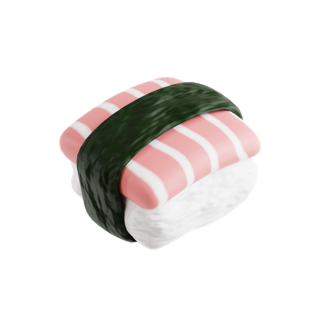 Sushi de salmón  3D Icon