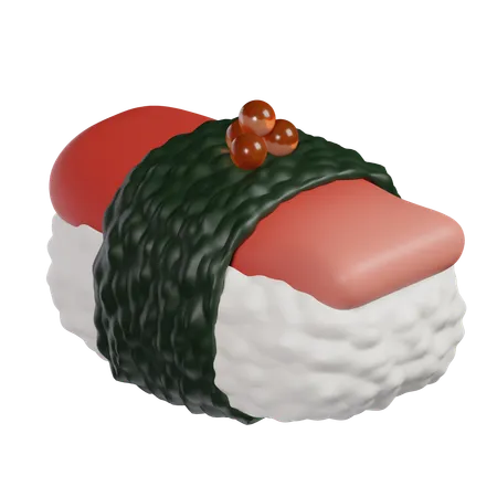 Sushi Fish Egg  3D Icon