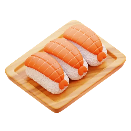 Sushi-Lachs  3D Icon