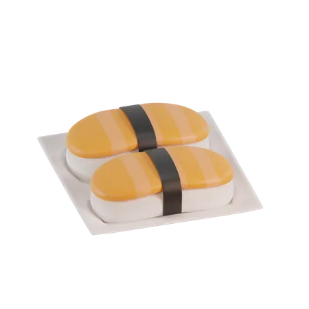 Sushi-Lachs  3D Icon