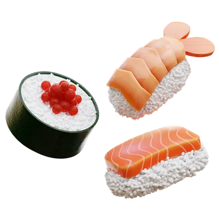 Sushi-Lebensmittel  3D Icon