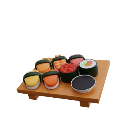 3 D Illustration Of Food From Various Countries 3D Icon