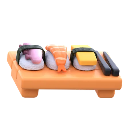 Sushi Platter  3D Icon