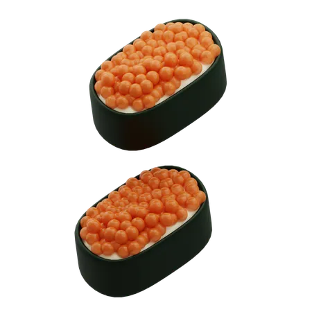 Sushi Roe  3D Icon