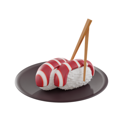 Sushi Roll  3D Icon
