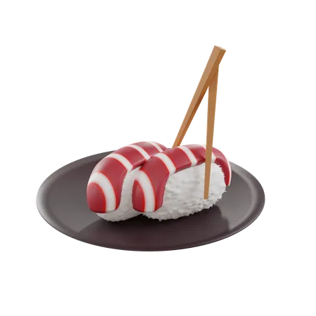 Sushi Roll  3D Icon