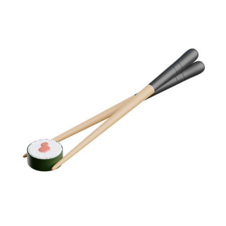 Sushi Roll  3D Icon