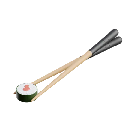 Sushi Roll  3D Icon