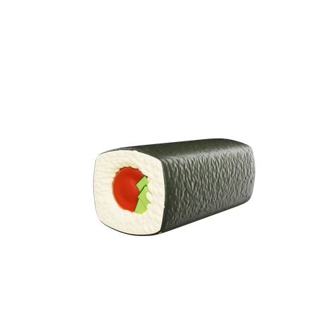 Sushi Roll  3D Icon