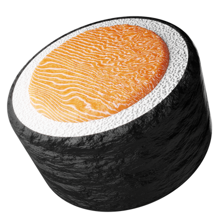 Sushi roll  3D Icon