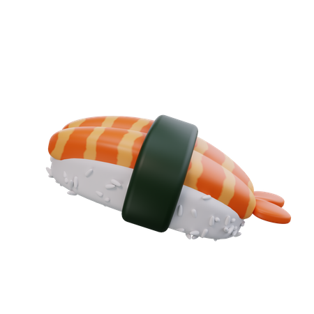 Sushi Roll  3D Icon