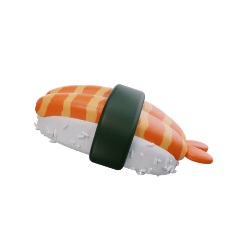 Sushi Roll  3D Icon