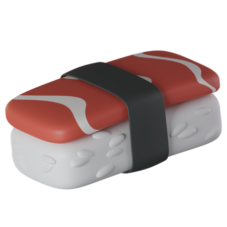 Sushi Roll  3D Illustration