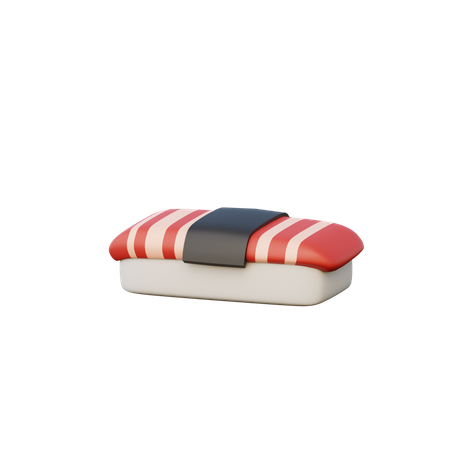 Sushi Roll 3D Illustration