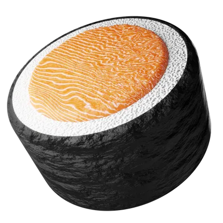 Sushi roll 3D Icon