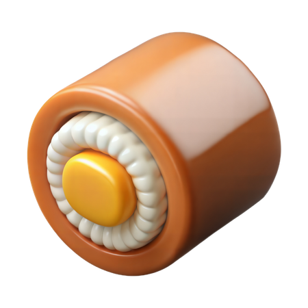 Sushi Rolle  3D Icon