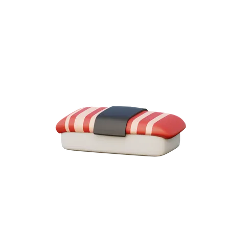 Sushi Rolle  3D Illustration