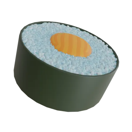 Sushi Rolle  3D Icon