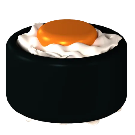 Sushi Rolls 3 D Illustration 3D Icon