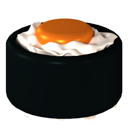 Sushi Rolls  3D Icon