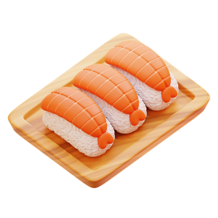 Salmón sushi  3D Icon