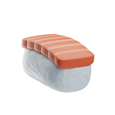 Sushi Salmon  3D Icon