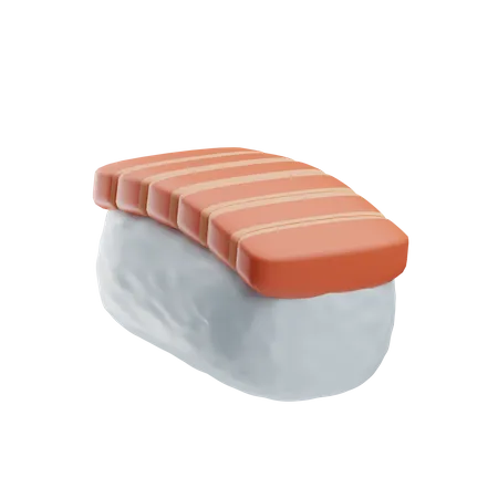 Sushi Salmon  3D Icon